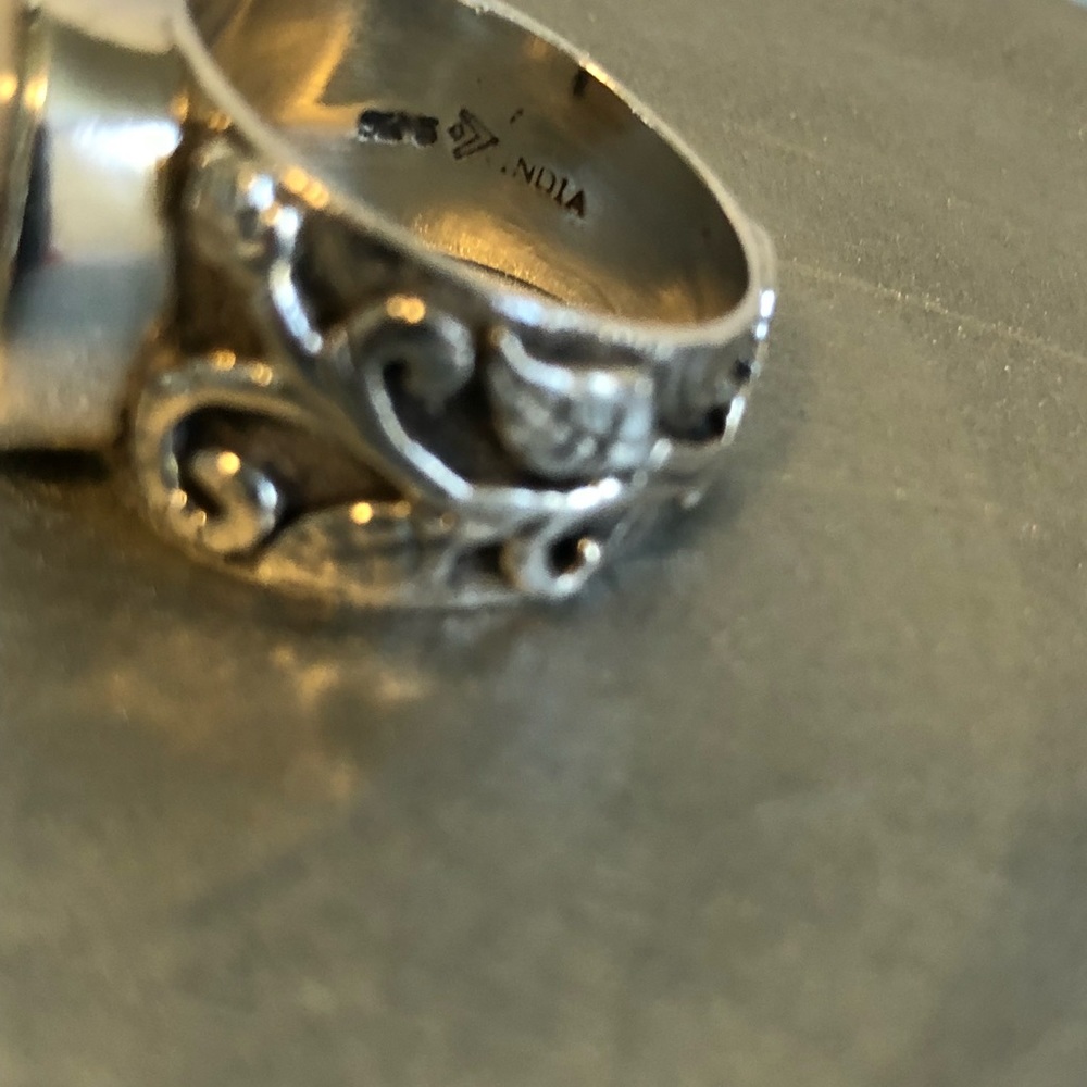 Silpada Retired Bamboo Coral Ring - Sz. 8 left. - Picture 4 of 5